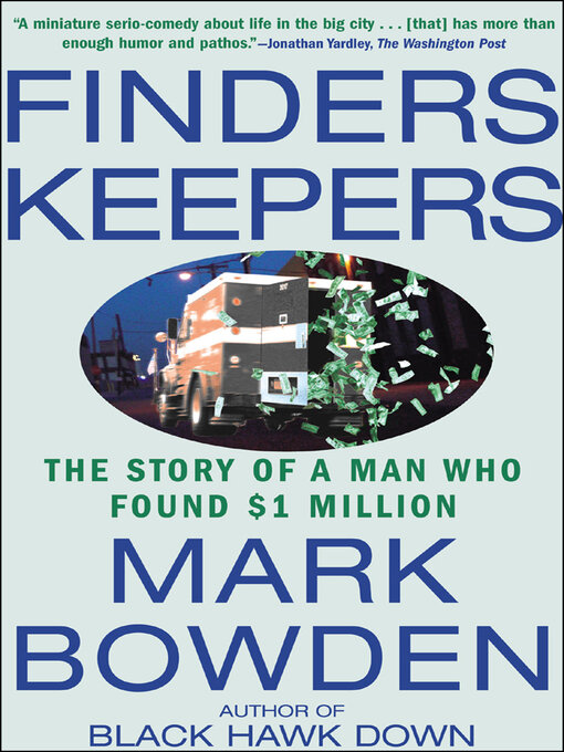 Title details for Finders Keepers by Mark Bowden - Wait list